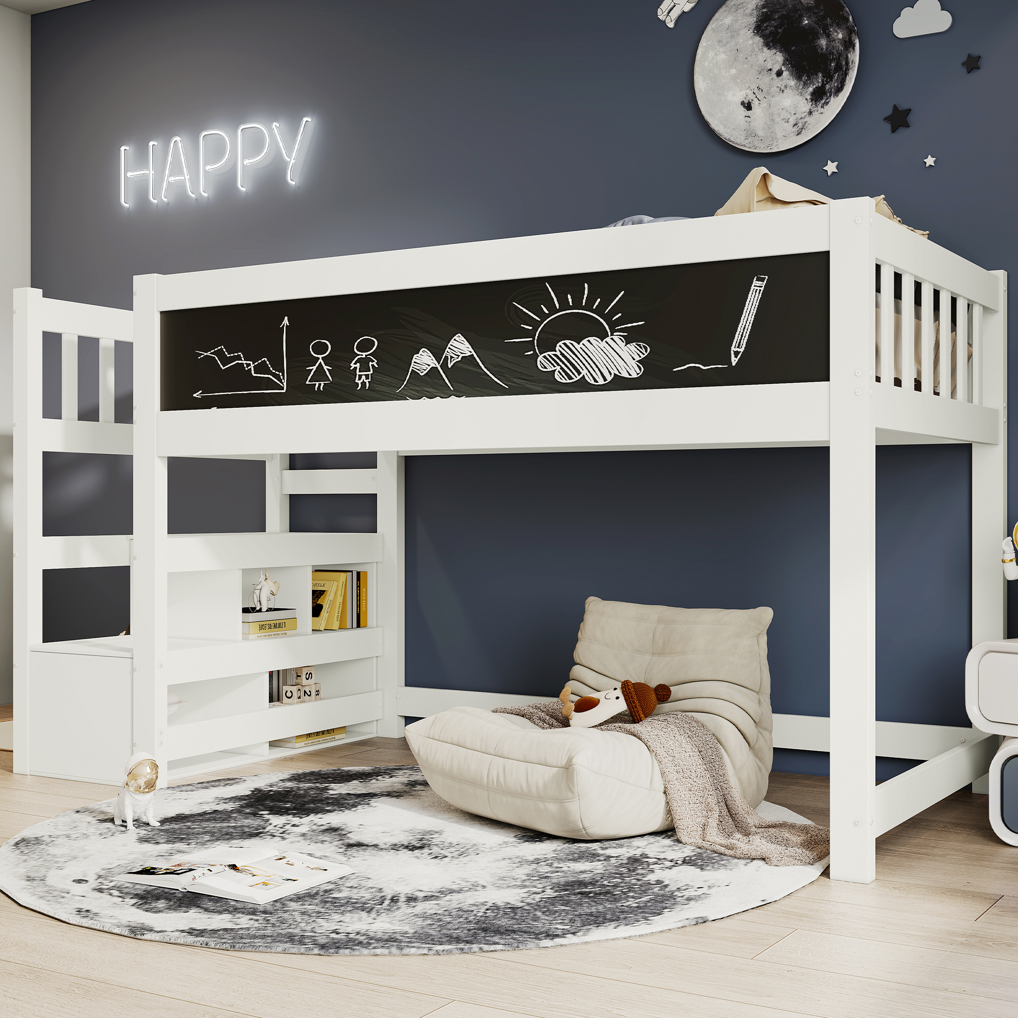 Flieks poschodová posteľ 90x200cm s doskou, | Kaufland.sk