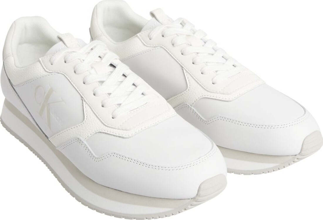 Calvin Klein Jeans Pánske tenisky YM0YM00581 0K7 Farba: biela Veľkosť: 46