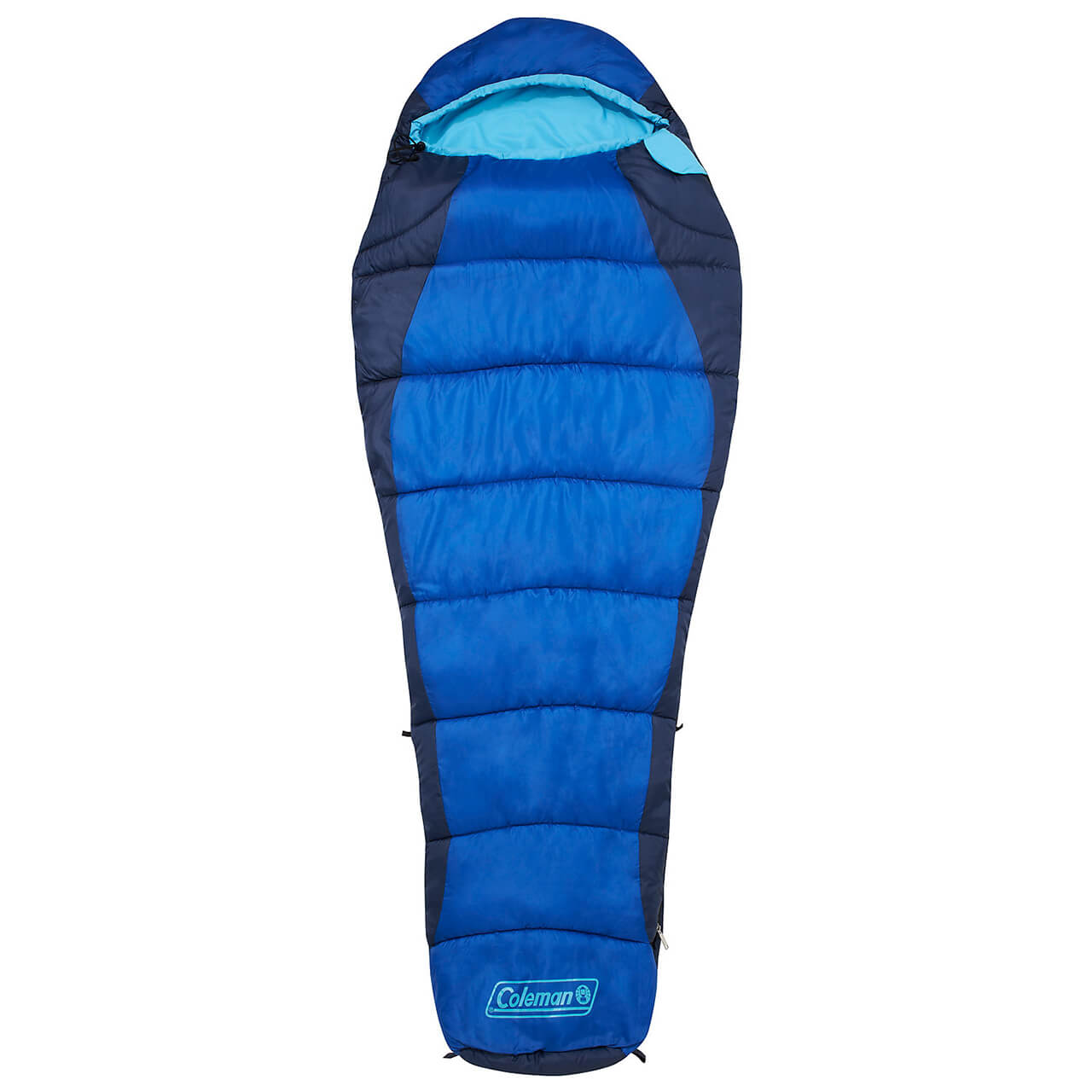 Schlafsack / Mumienschlafsack Coleman Fision 100 208x81x45cm blau 2000028601