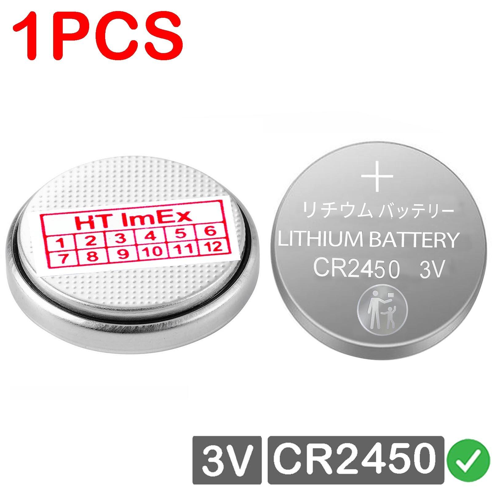 HT ImEx CR2450 Knopfzelle Batterien 3V für Fernbedienungen und medizinische Anwendungen