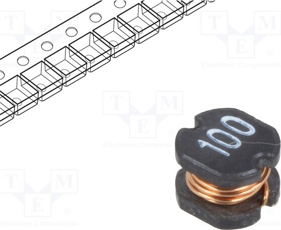 TNE 1x Drossel: Draht -40÷125°C 20% 10uH 182m 1,15A TCK-111 Ringdrosseln SMD _1GH_TCK-111