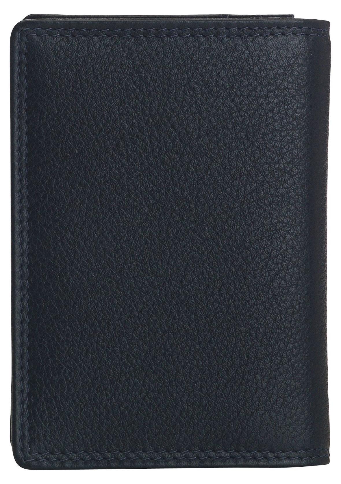Josephine Osthoff Handtaschen-Manufaktur Josephine Osthoff Visitenkartenetui Ausweisetui Personalausweis Ausweishülle Leder Damen Ausweistasche Herren passport cover RFID-Schutz ohne Münzfach (841) 84110