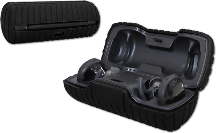 INF Puzdro na slúchadlá pre bezdrôtové slúchadlá Bose Soundsport Black