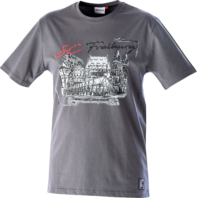 SC Freiburg T-Shirt „Sehenswürdigkeiten" Gr. M