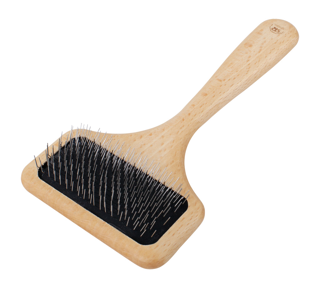 Redecker Fellbürste zur schonenden Pflege von Lammfellen, 19,5 x 10 cm 437021