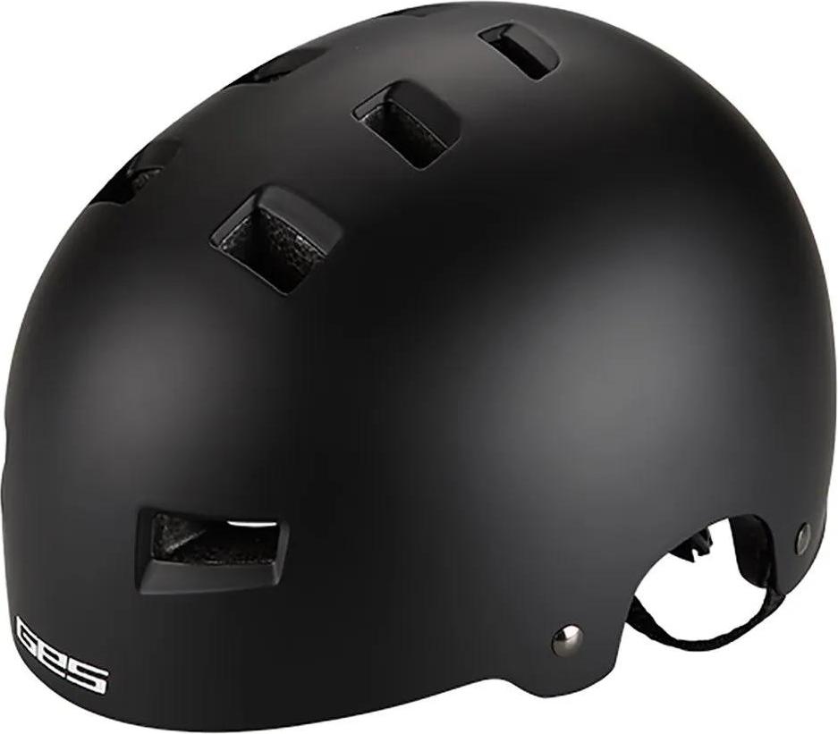 Fahrradhelm GES Explorer BMX urban Größe L 58-61cm mattschwarz H950L10