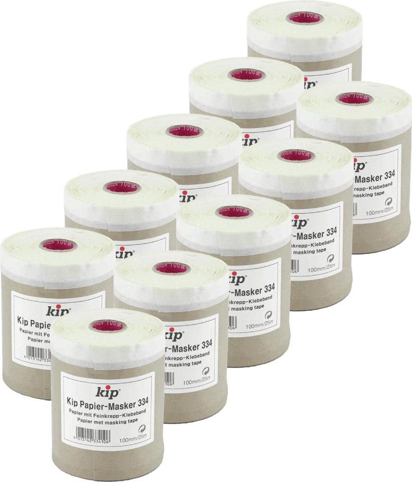 kip-tape 10er Pack Kip® Papiermasker 334 100 mm