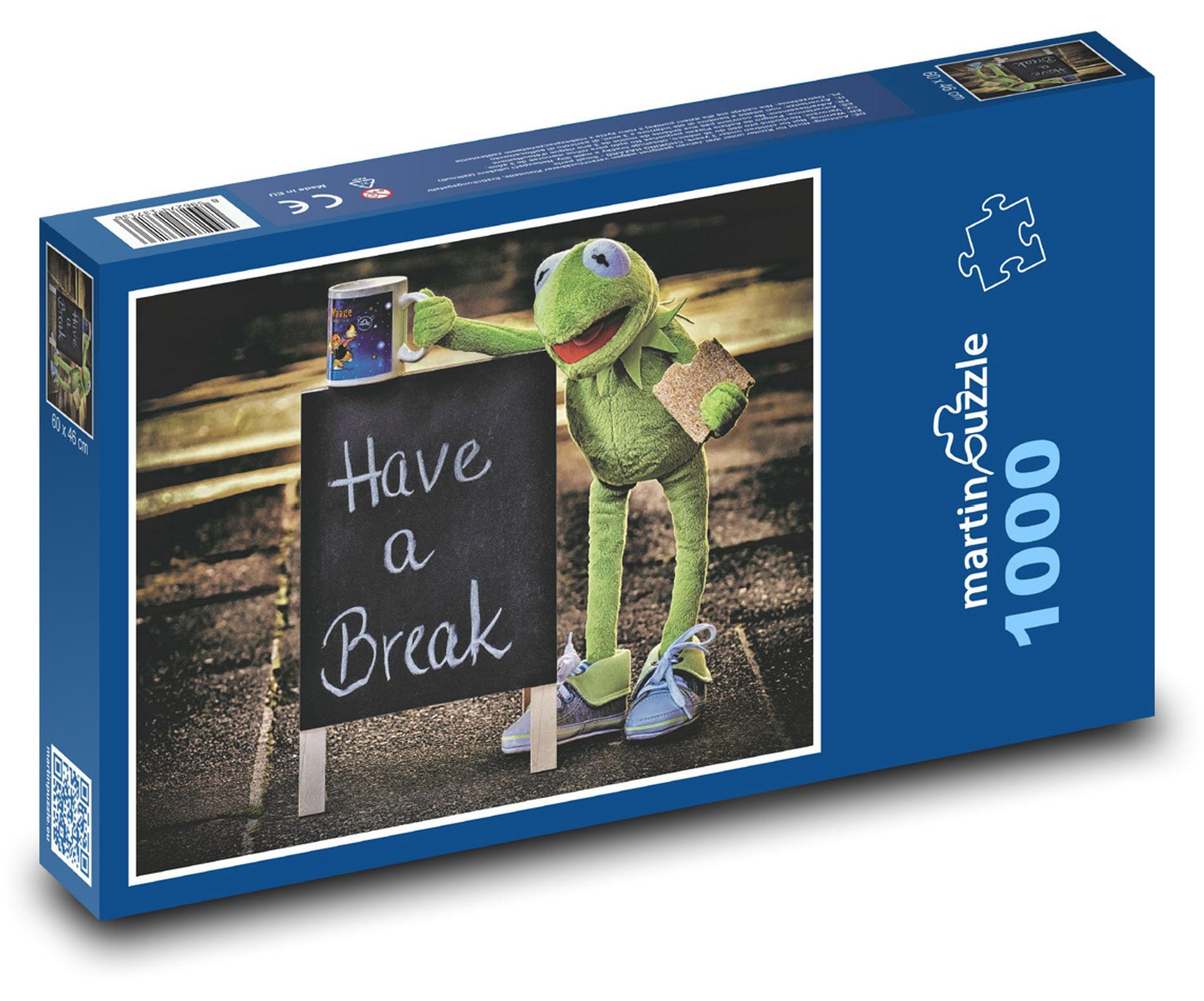 MCprint Puzzle 1000 Pause - Kaffeepause - martinpuzzle