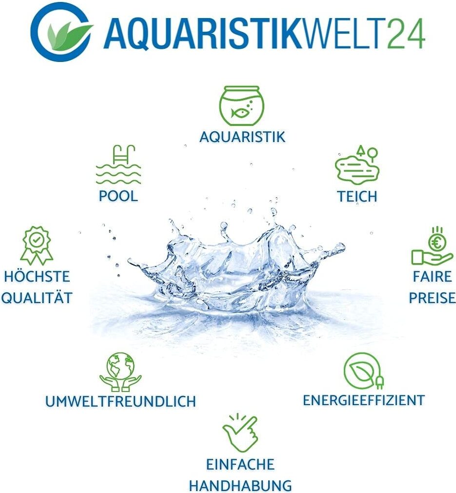 AquaOne Solarschlauch Poolschlauch 6 Meter 38mm 1 1/2' Muffenabstand 1,5m Schwimmschlauch Saugschlauch Pool Schlauch P-4706