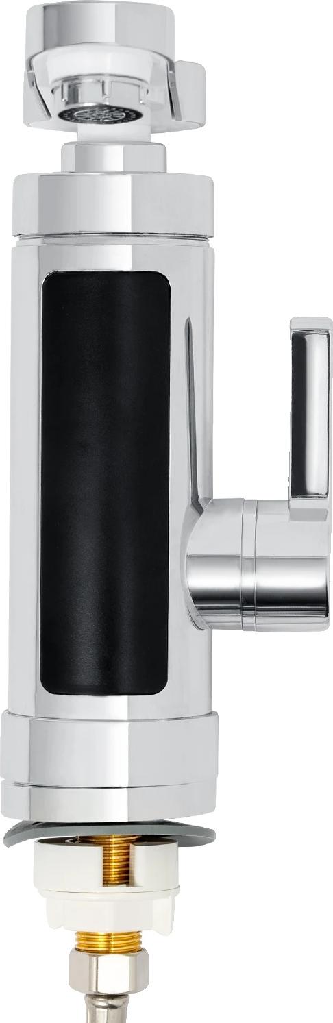 OEM Heizwasserhahn, Sofort heißes Wasser, Benutzerfreundliches LED-Display, silber 3302