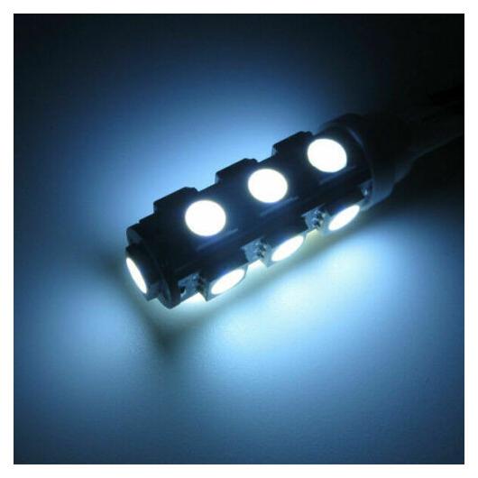 PROMOLINK LED-Diodenlampen für Positionslicht, T10 W5W, 13 SMD, 12 V, weiß, CANbus – fehlerfrei, keine Fehlermeldungen KRU123