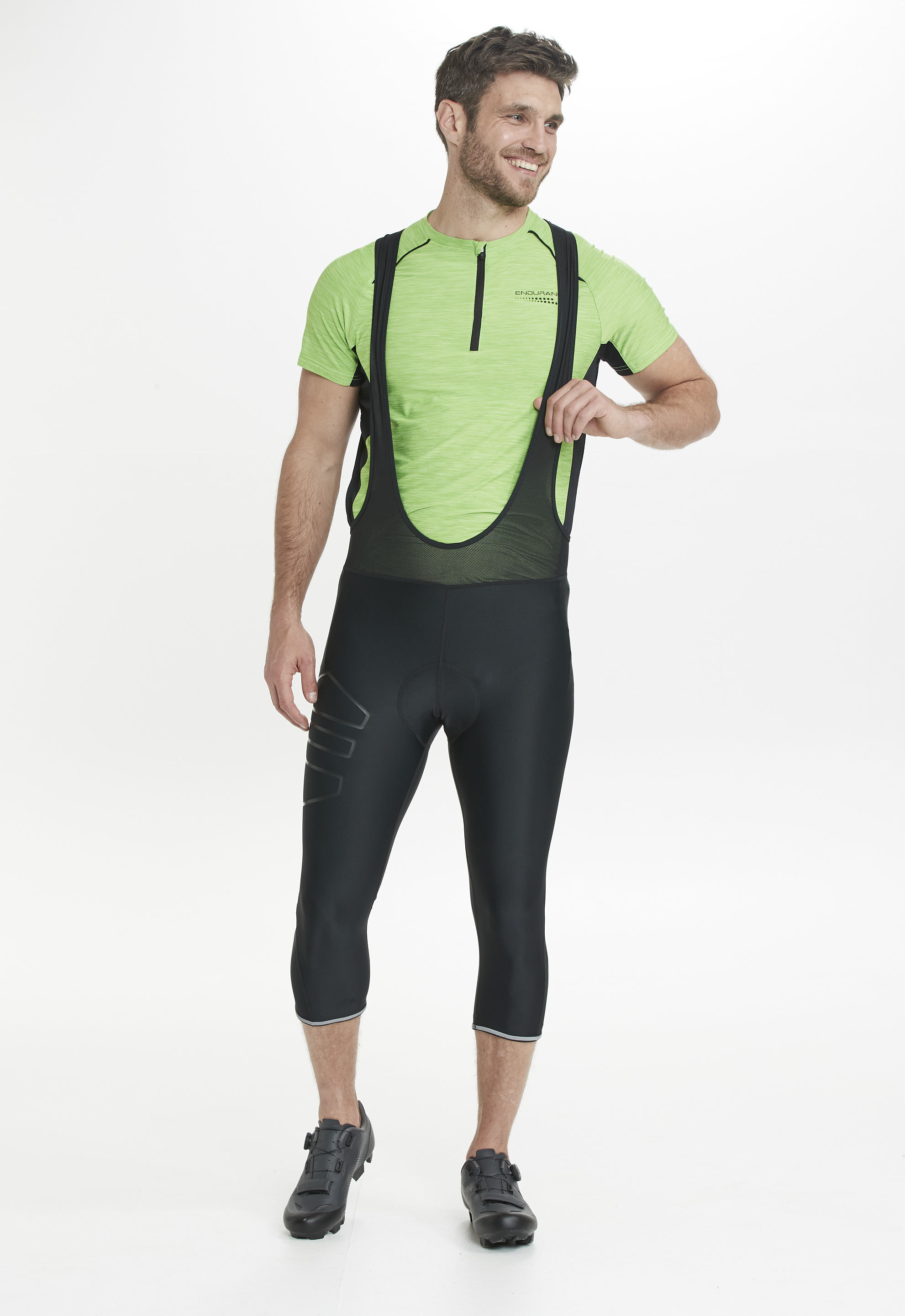 ENDURANCE Radhose Gorsk M 3/4 XQL aus hochwertigen Funktionsmaterialien 1001 Black 2XL E183582-1001-2XL