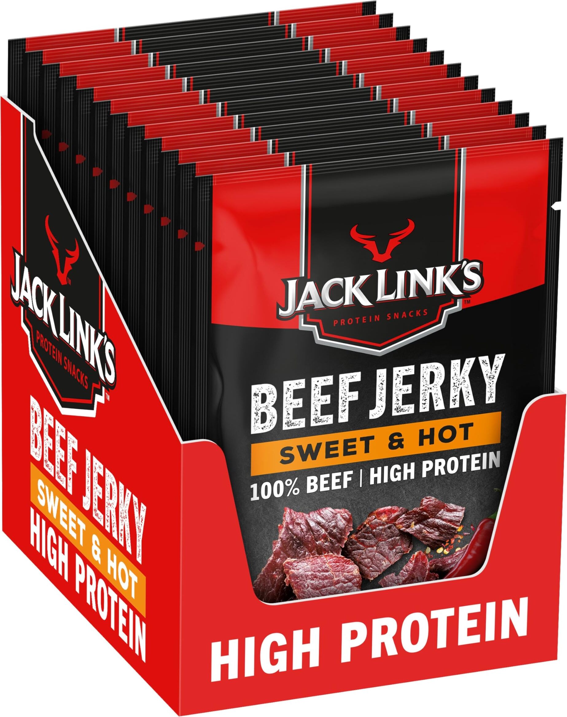 Jack Link`s Jack Link's Beef Jerky Sweet & Hot 12 x 40g 04251097406824