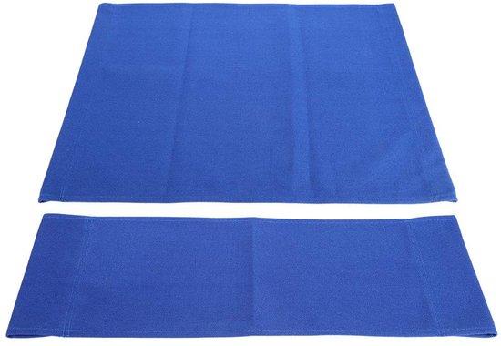 OEM Regisseurstoel-Set aus Holz - Blauw - 52 x 42 cm - 2er Pack 2026