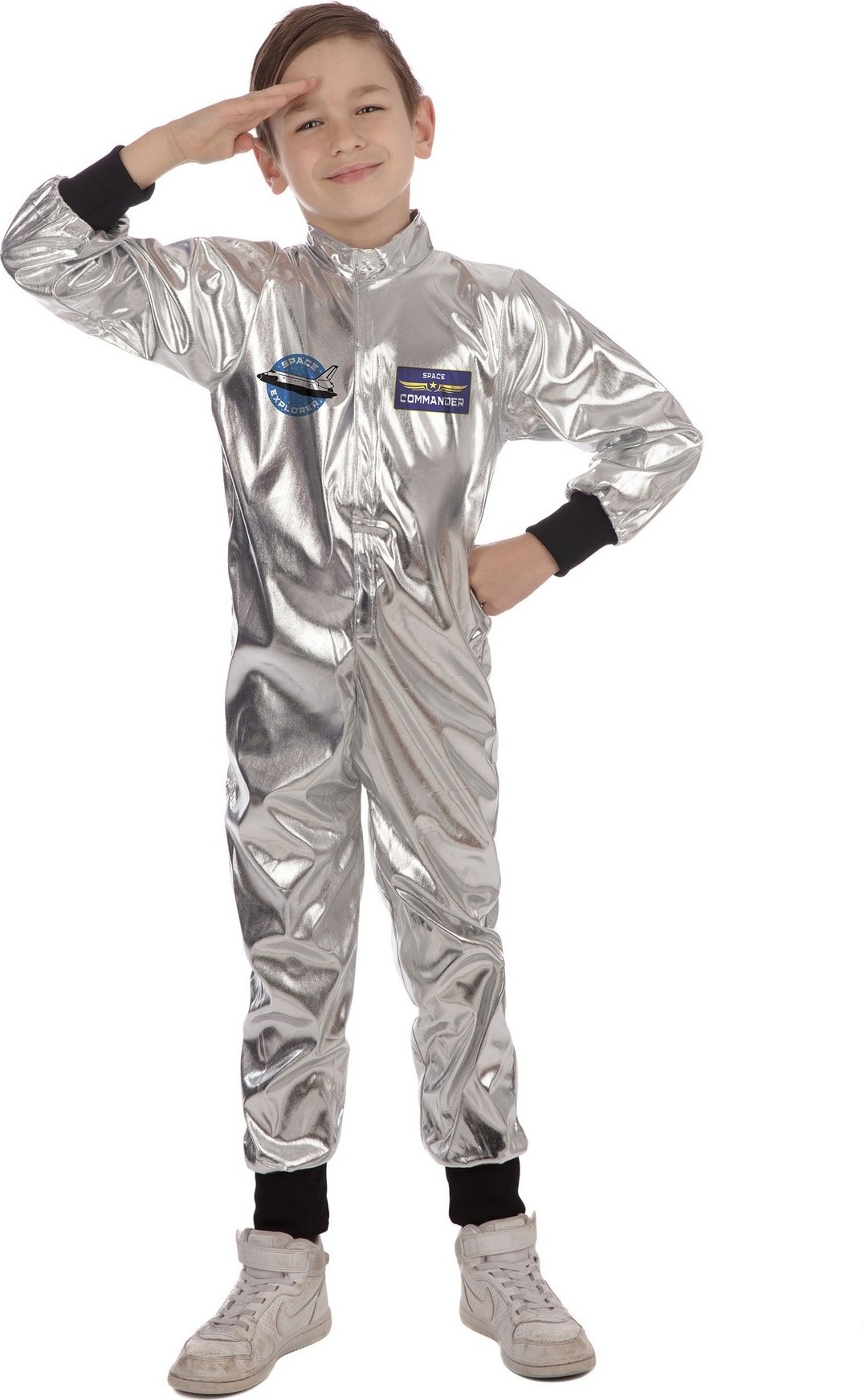 Costume D'astronaute Enfant Bristol Novelty – Combinaison Argentée – Tailles S, M, L