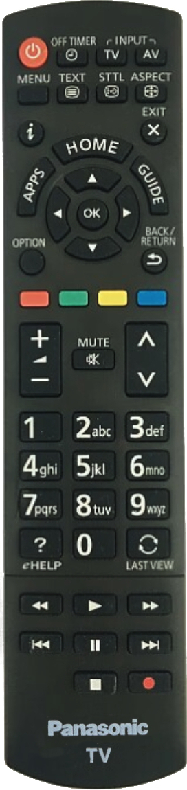 Télécommande pour PANASONIC N2QAYB000830, SUB