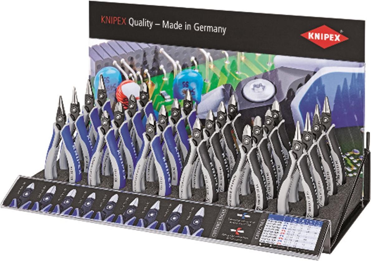Knipex 00 19 34 2 V02 Elektronikzangen-Display lee