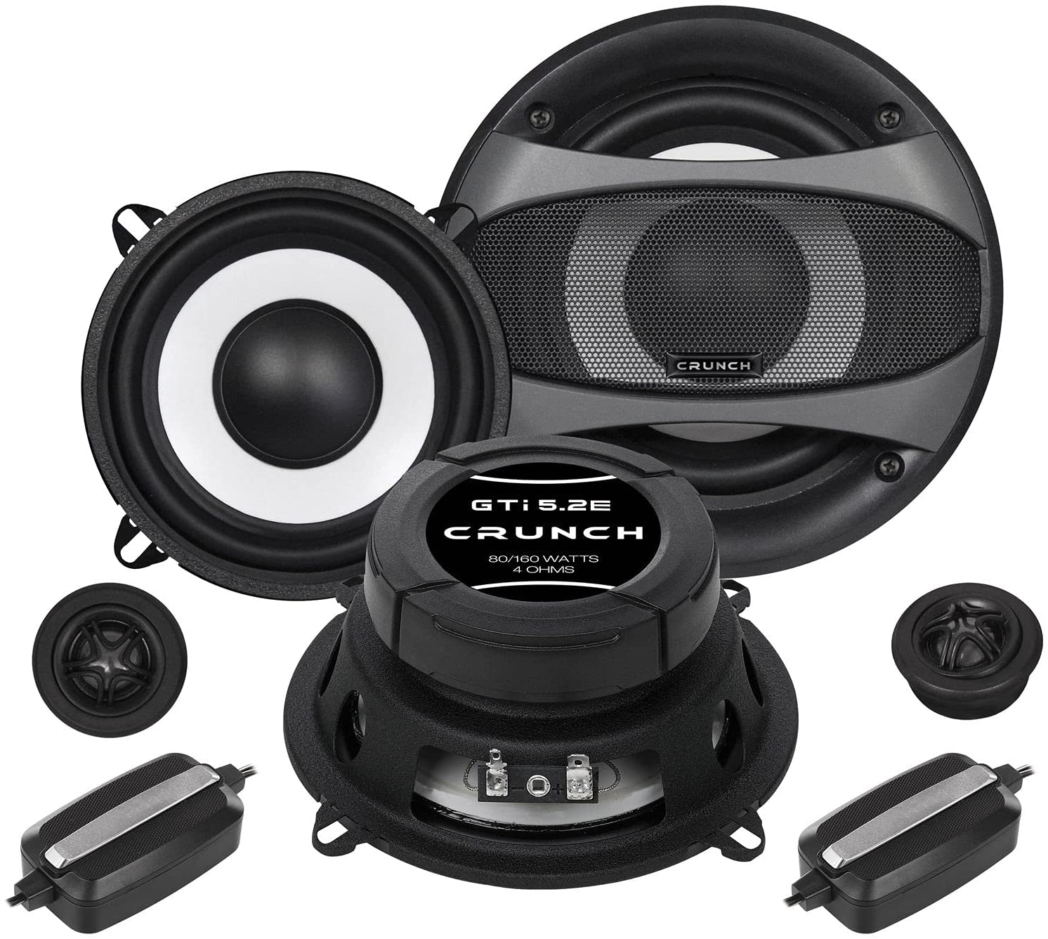 CRUNCH 2-Wege Komponentensystem 13cm 130 mm Kompo-System GTI5.2E