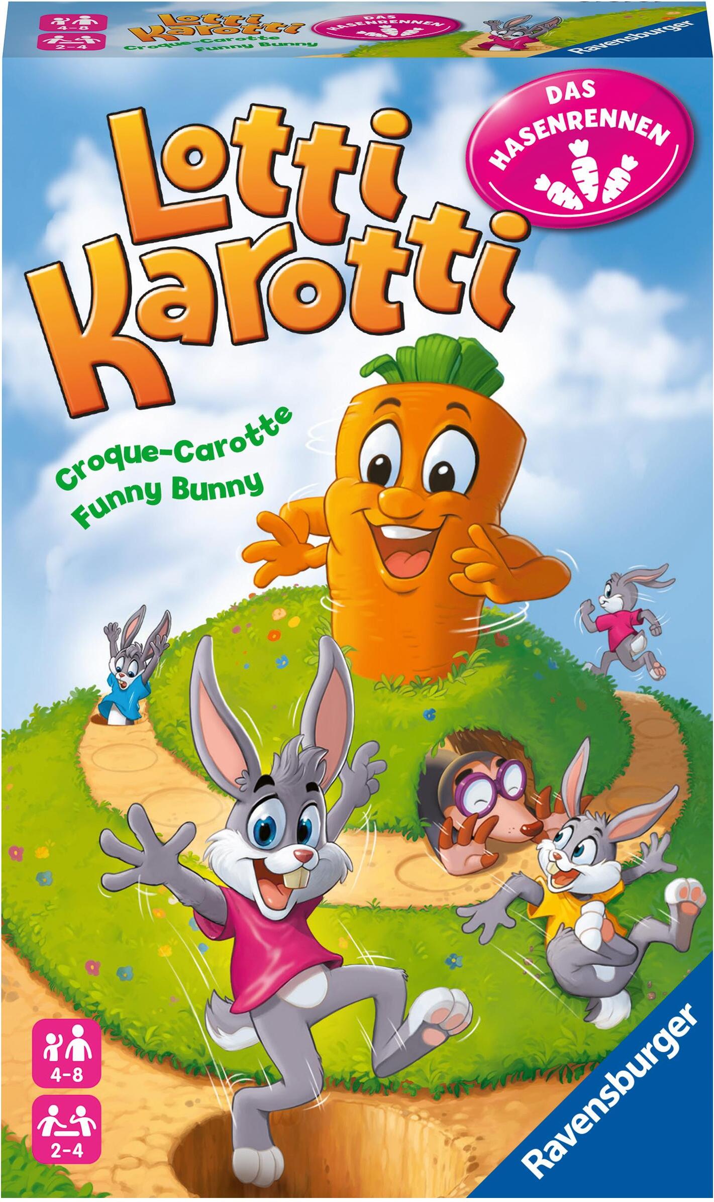 Ravensburger Spielverlag Lotti Karotti Laufspiel MBS 4+ 20962
