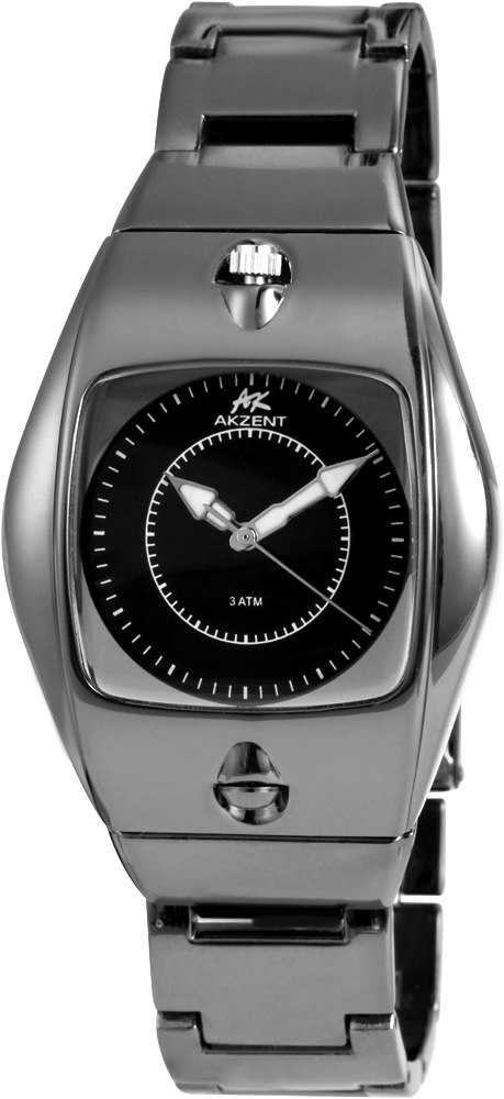 Akzent Herrenuhr mit Metallarmband SS7671000012