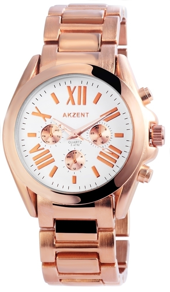 Akzent Damenuhr mit Metallarmband SS8842500013