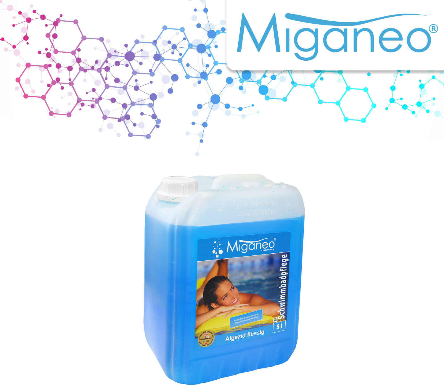 Miganeo 5l Algezid zur Algenvernichtung für Pool 78380