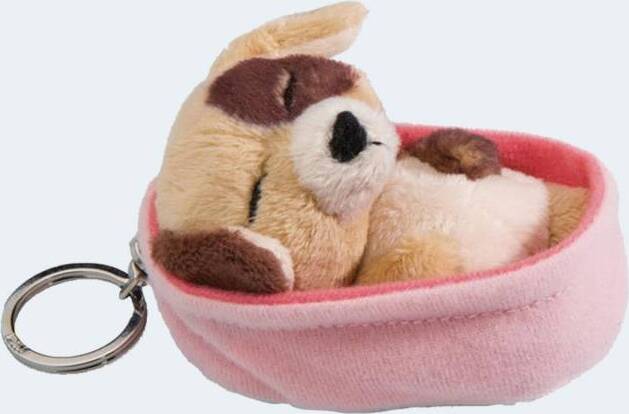 NICI Schlüsselanhänger Sleeping Pets Hund dreifarbig 48831 - 8cm