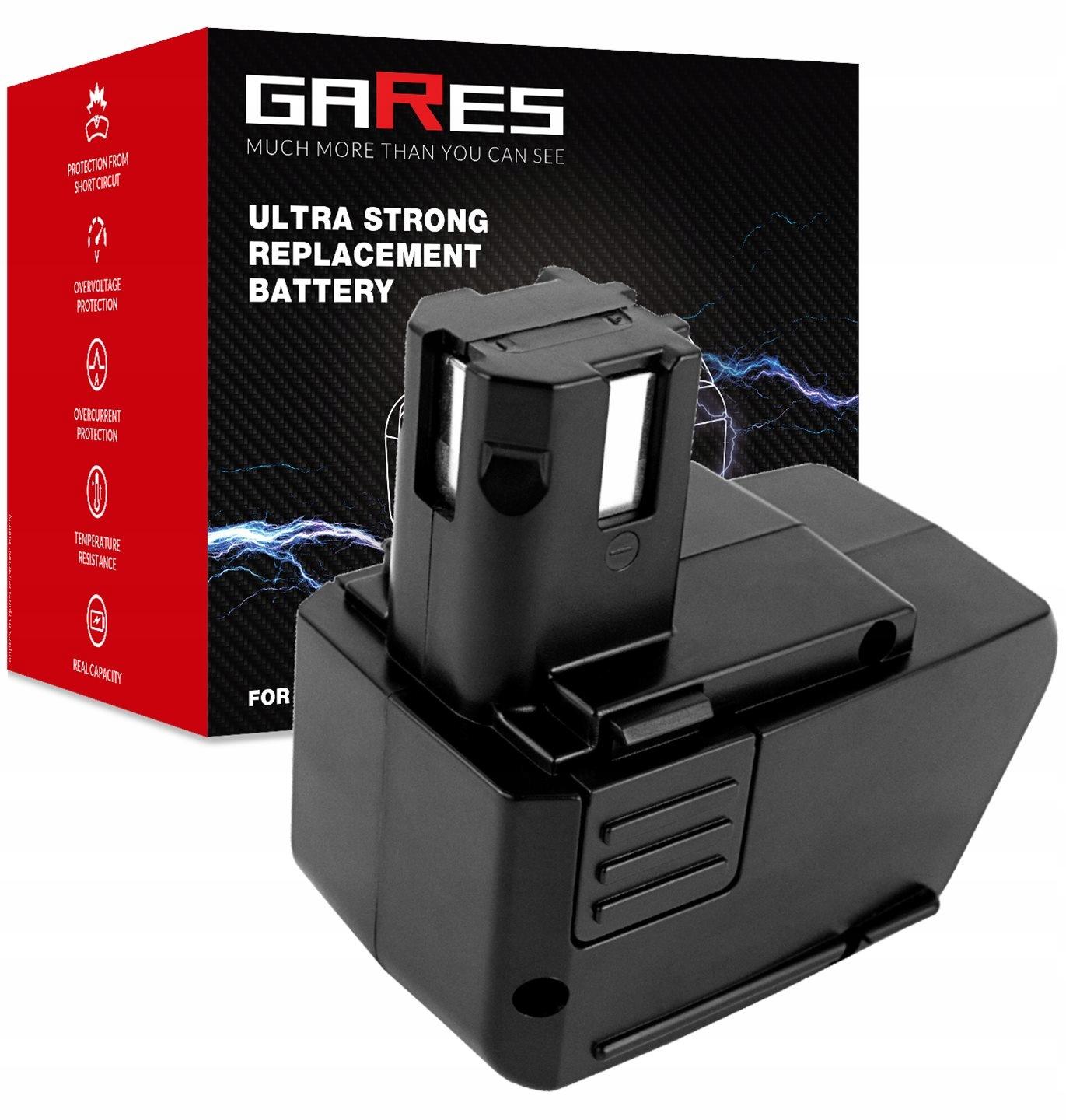 Gares Akkupack zum Zellentausch für Hilti SBP-10 | 9,6 V 2 Ah Inny | Ersatz-Zellenpack für Werkzeugakkus | Profi-Qualität Gares® E069-HL9620N