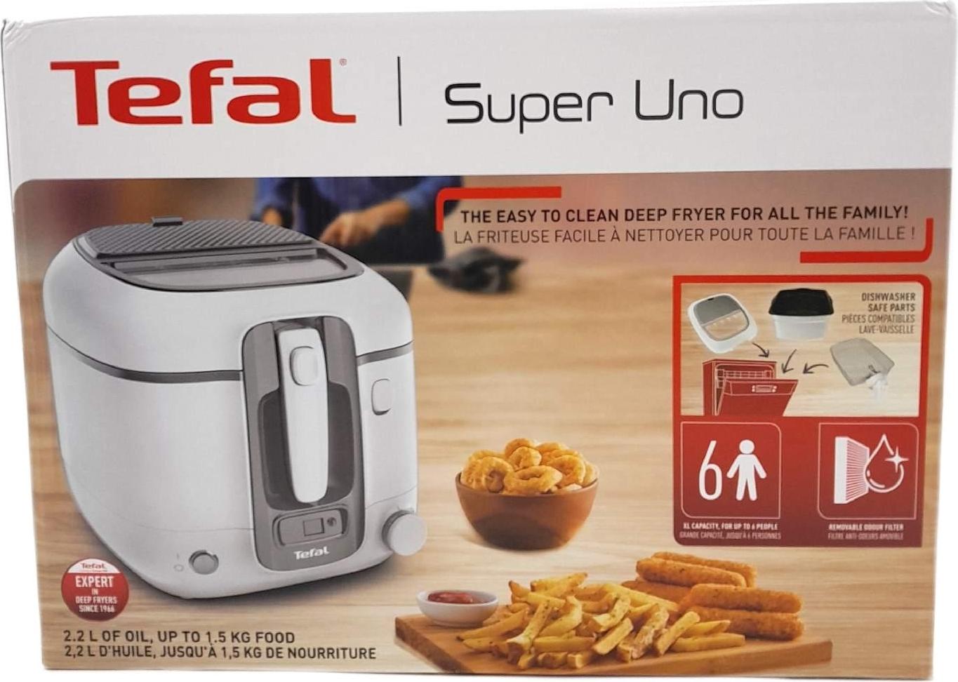 Tefal Fritteuse Küchengeräte FR3141 Super Uno Thermogehäuse 12 Kilogramm Fassungsvermögen