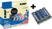 KMP C72V, Schwarz, Zyan, Magenta, Gelb, ISO/IEC 24711, Tintenstrahl, Box 1508,0005