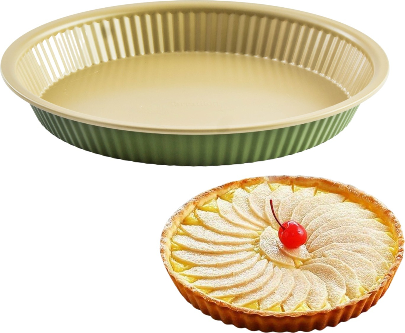 EDIBAZZAR | Antihaftbeschichtete Tarteform, runde Kuchenform Z40