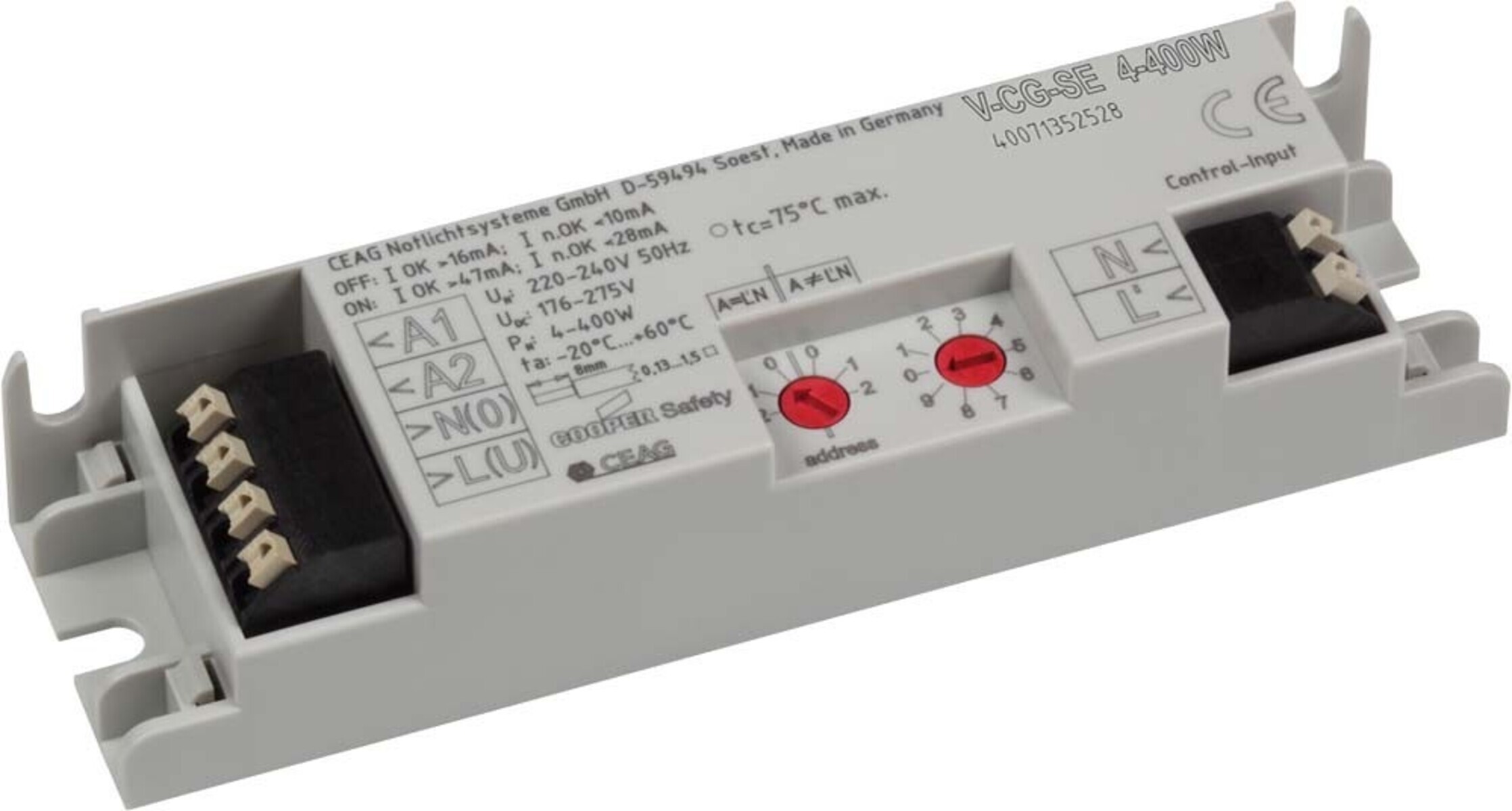CEAG Notlichtsysteme GmbH Ceag Notlichtsysteme Überwachungsbaustein V-CG-SE 4-400W 40071352528