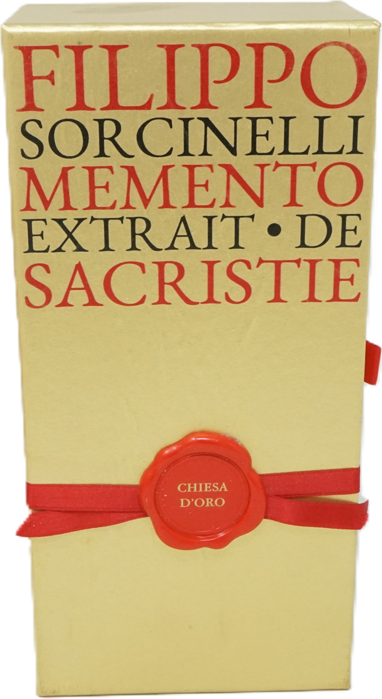 Lamborghini Filippo Sorcinelli Memento Extrait De Sacristie Chiesa D'Oro 100 ml