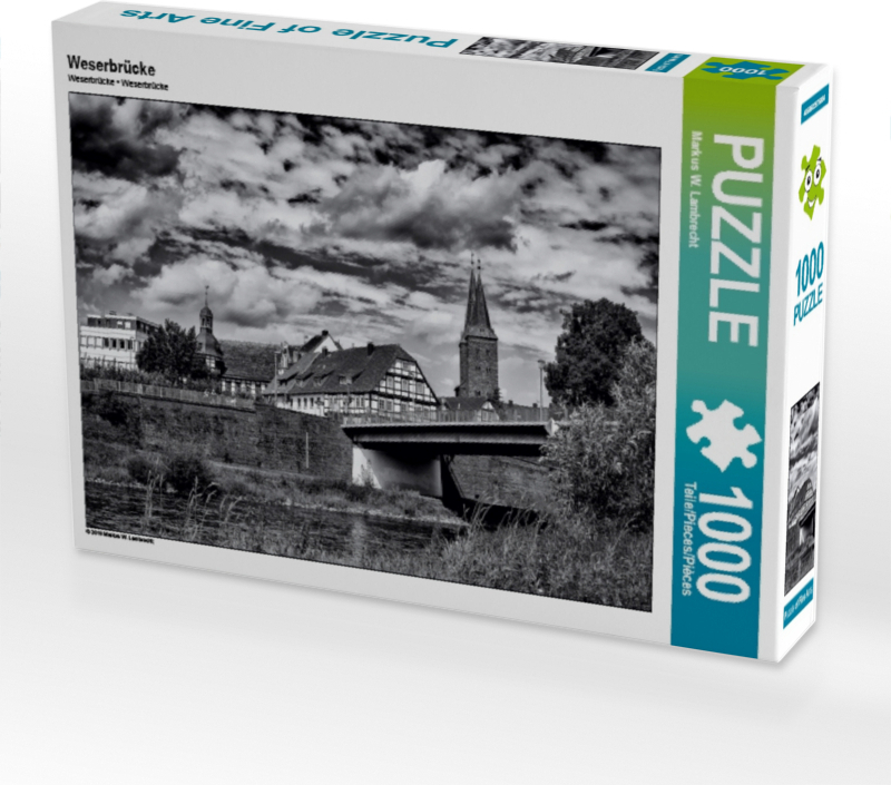 Calvendo Weserbrücke 1000 Teile Puzzle quer 640x480mm, W. Lambrecht Markus; 7345781