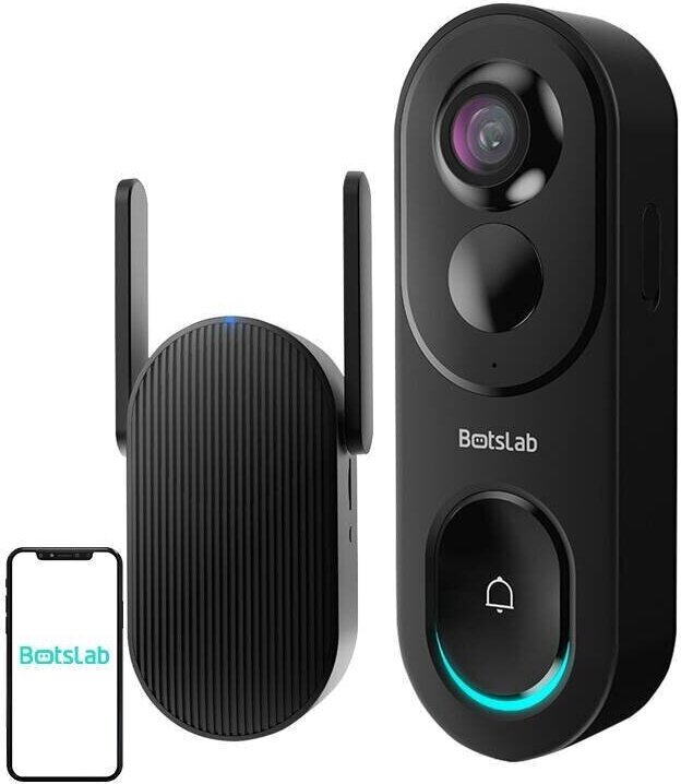 Botslab 2 R810 5MP video intercom, 360°, IP66, 5200 mAh