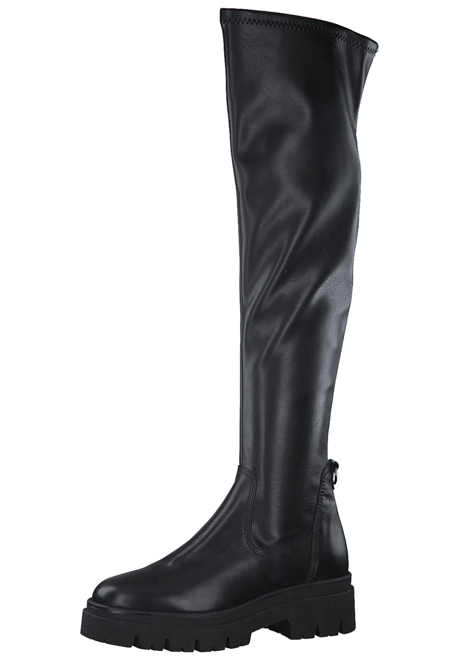 Tamaris Damen Overknee Stiefel Overknee 1-25693-37 Schwarz 2560010002390