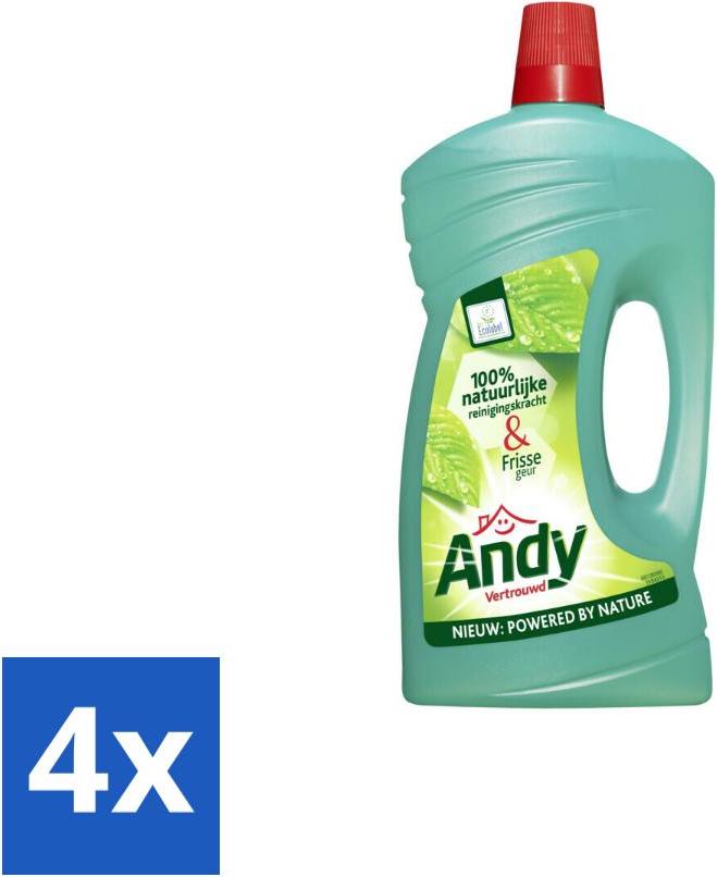 Andy – Trusted – Allzweckreiniger – Frisch & Vertrauenswürdig – 1L - Vorteilspack - 4 Stücke 872144