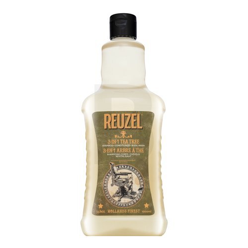 Reuzel 3IN1 Tea Tree šampon kondicionér a sprchový gél 1000 ml