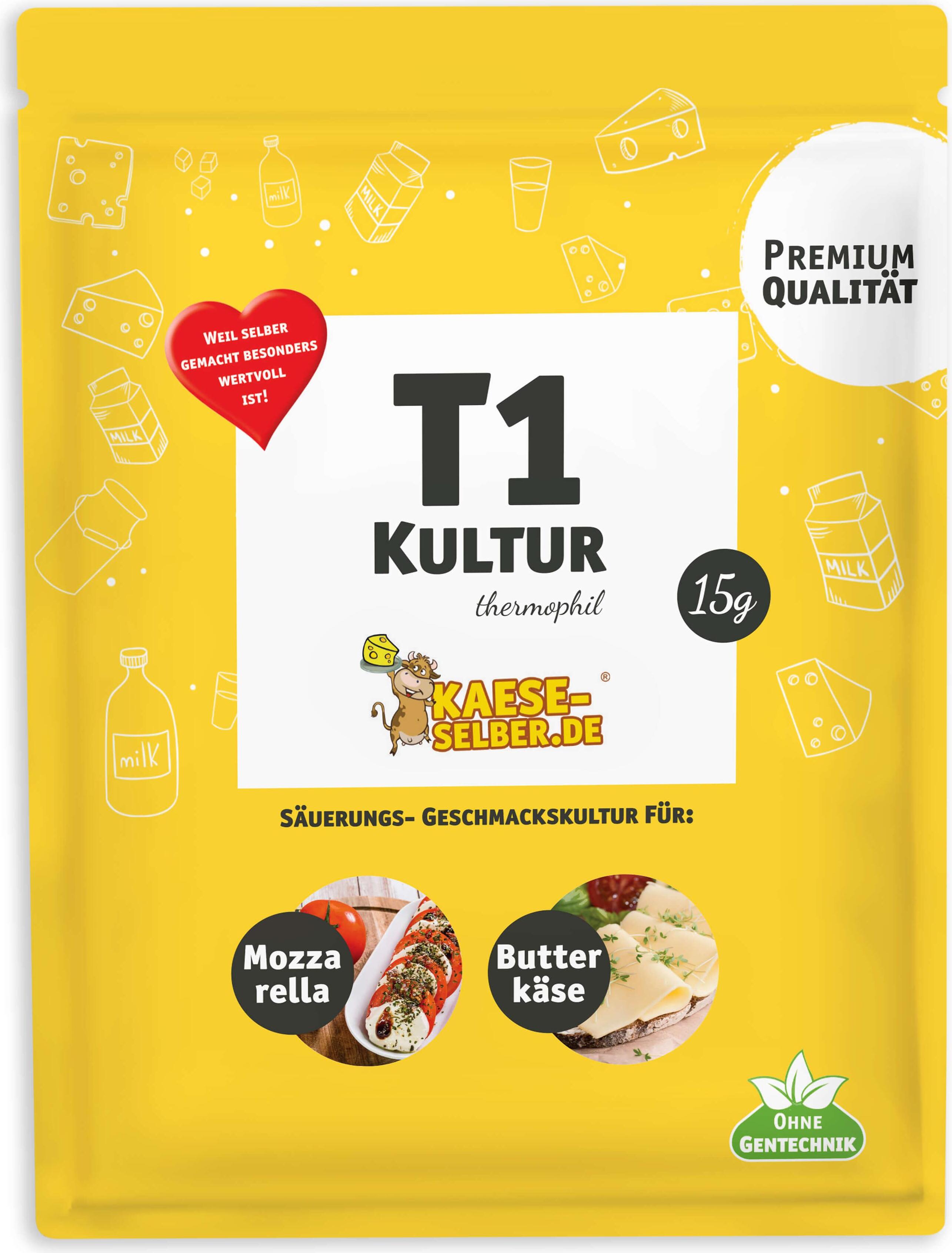 KAESE SELBER T1 Thermophile Kultur für Mozzarella