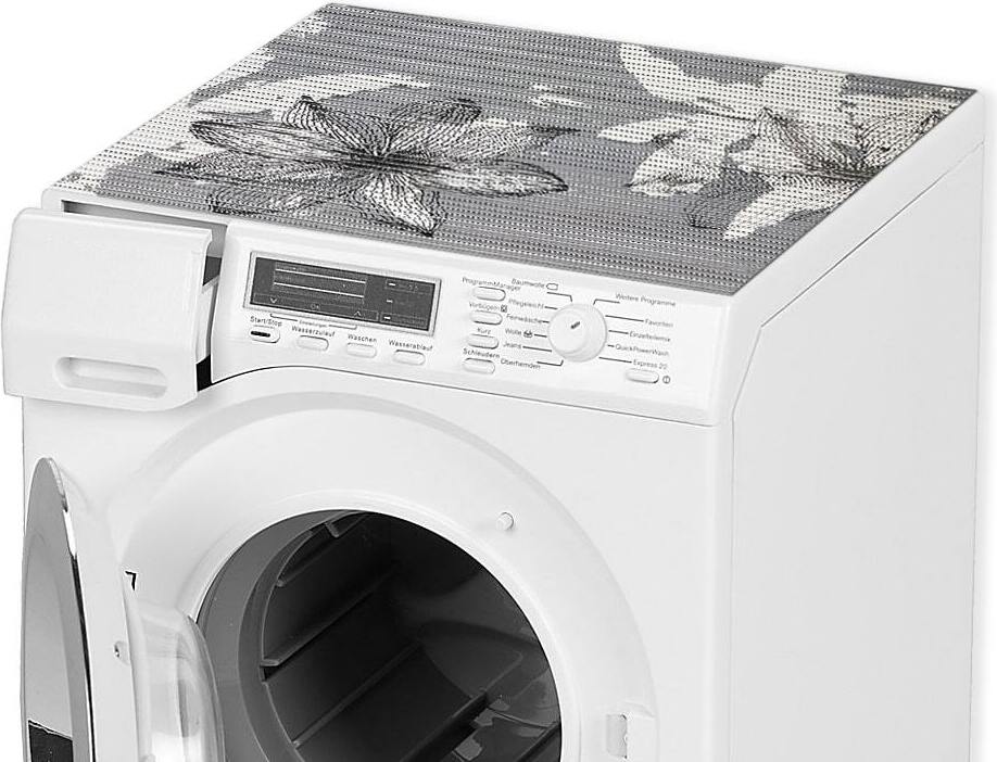 Highdi Waschmaschinen-Auflage 60x60cm - Rutschfeste Schutzmatte Saugfähig & Schnell Trocknend, Rosa