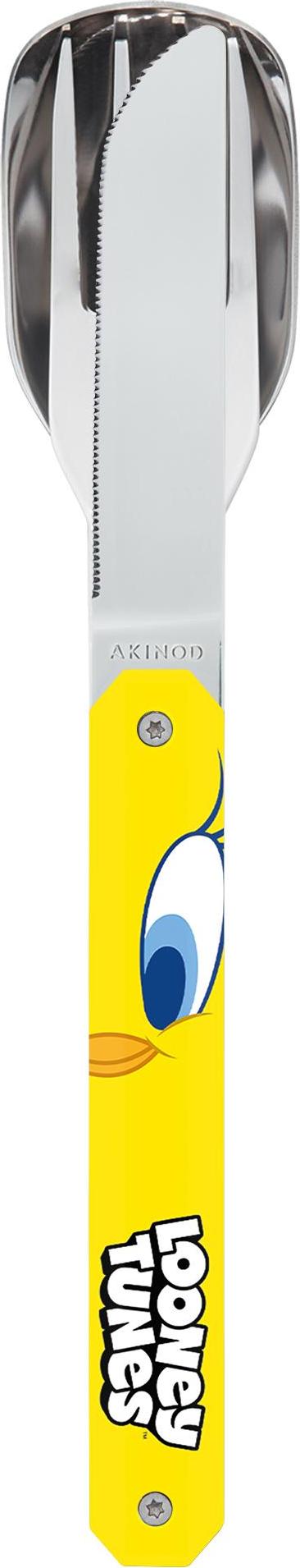 Akinod 12h34 Besteckset feststehend Tweety A01MWRN04