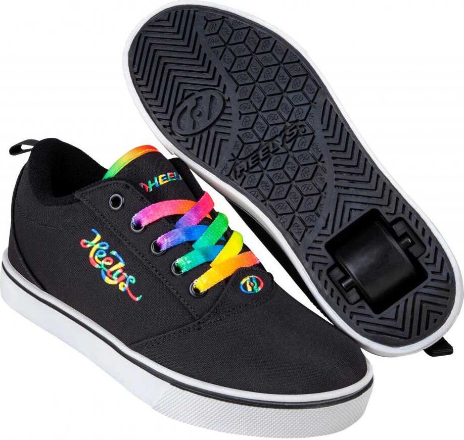Shiner Heelys Pro 20 Schwarz / Regenbogen kursiv HLY-G1W-4401
