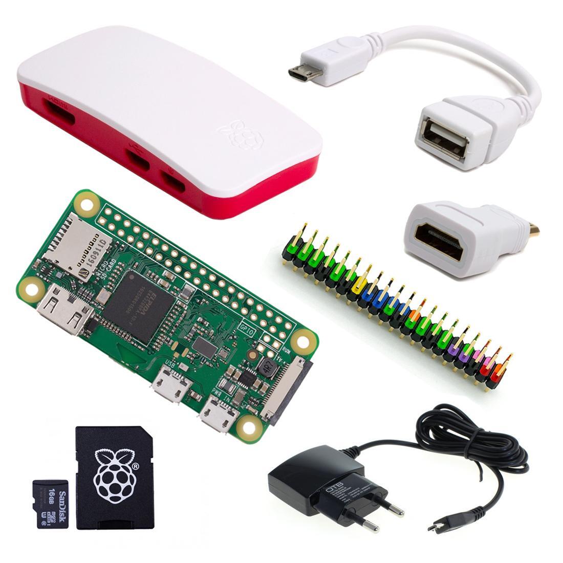 BerryBase Raspberry Pi Zero W - Zusammenstellung: Full Starter Kit RPIZ-FUKIT