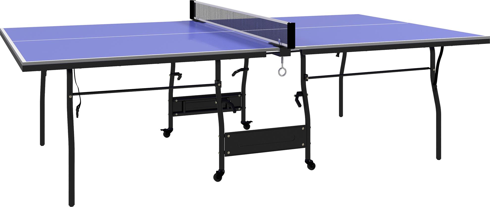 Avylet Tischtennisplatte klappbar Mid Size Tischtennistisch inklusive Tischtennisnetz 3 B?lle 12mm Tischplatte