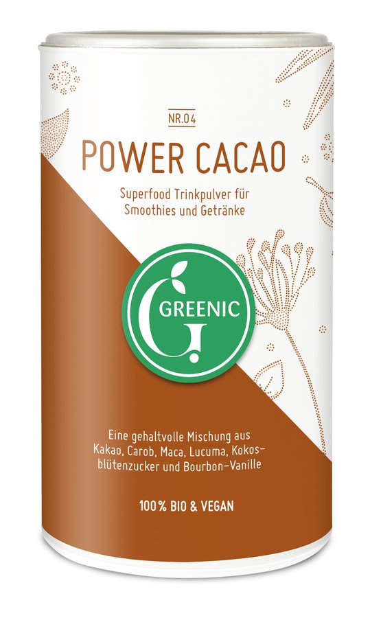 Greenic Superfood Trinkpulver - Power Cacao 175g