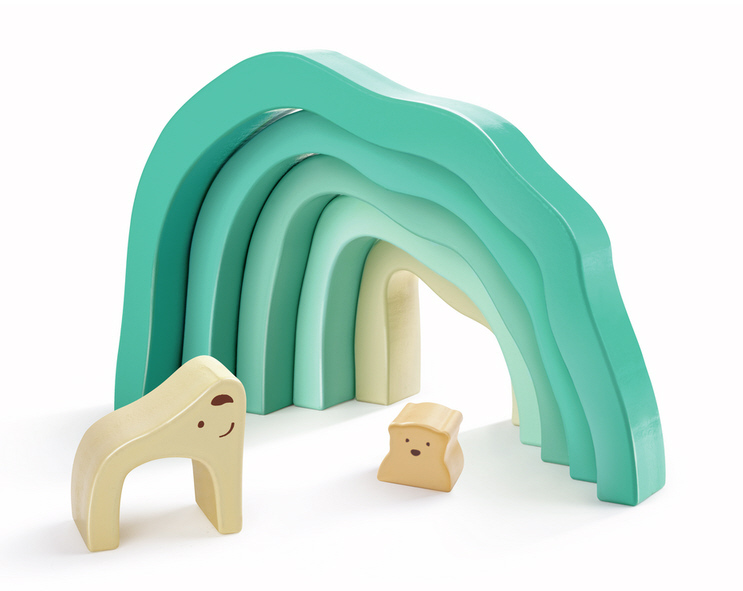 Hape Stapelblcke - Eisbr Lernspielzeug fr Kinder E0490