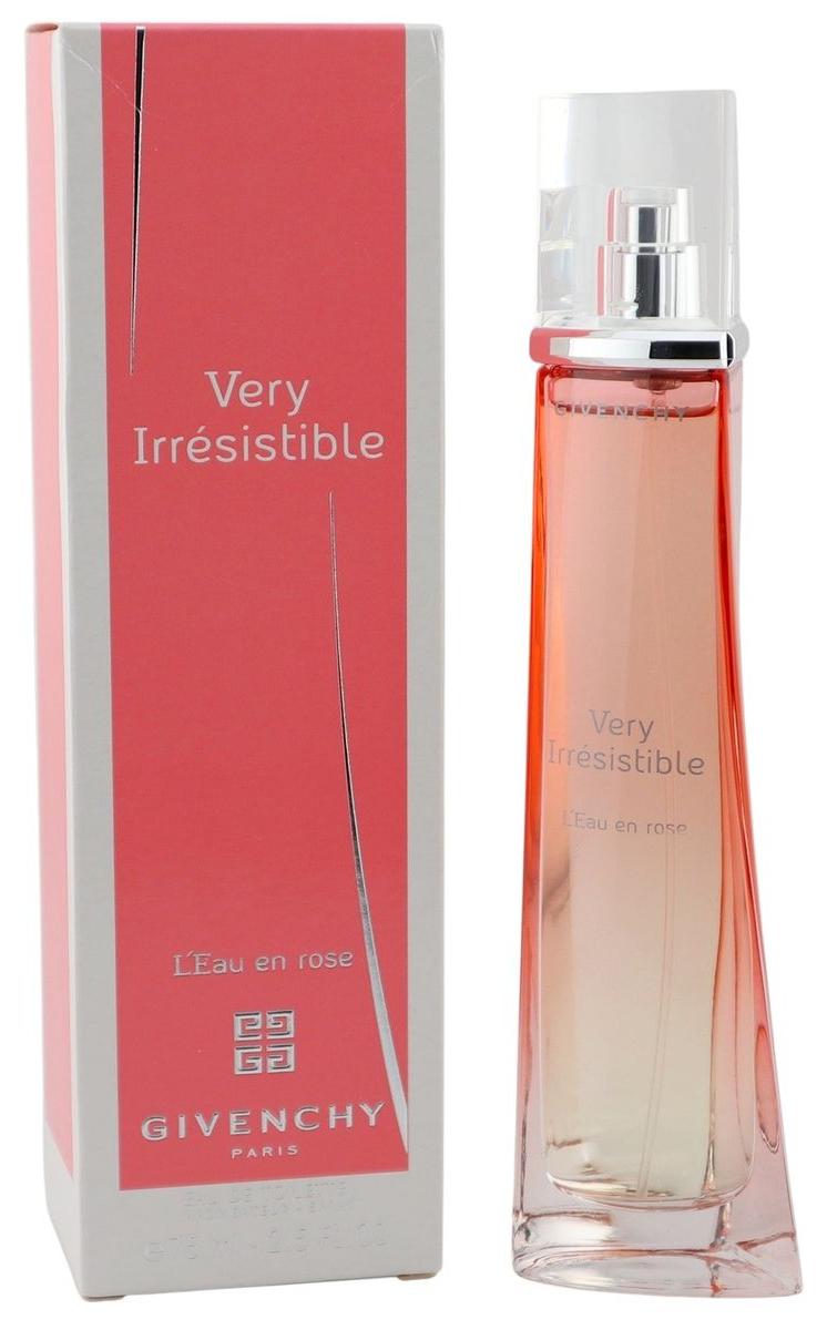 Givenchy Very Irresistible L'Eau En Rose 75 ml, Ženy, 75 ml, Nádoba na jedno použitie, Rose vapor, blackberry, musk, Sprej