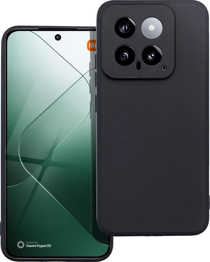 Puzdro MATT na mobilný telefón vhodné pre XIAOMI 14 Pro čierne