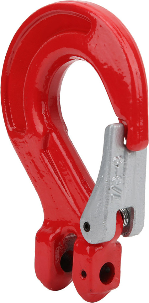 Gistuch 2-Tonnen-Ziegenhorn-Hebehaken mit Riegel aus legiertem Stahl für den Schiffsbau