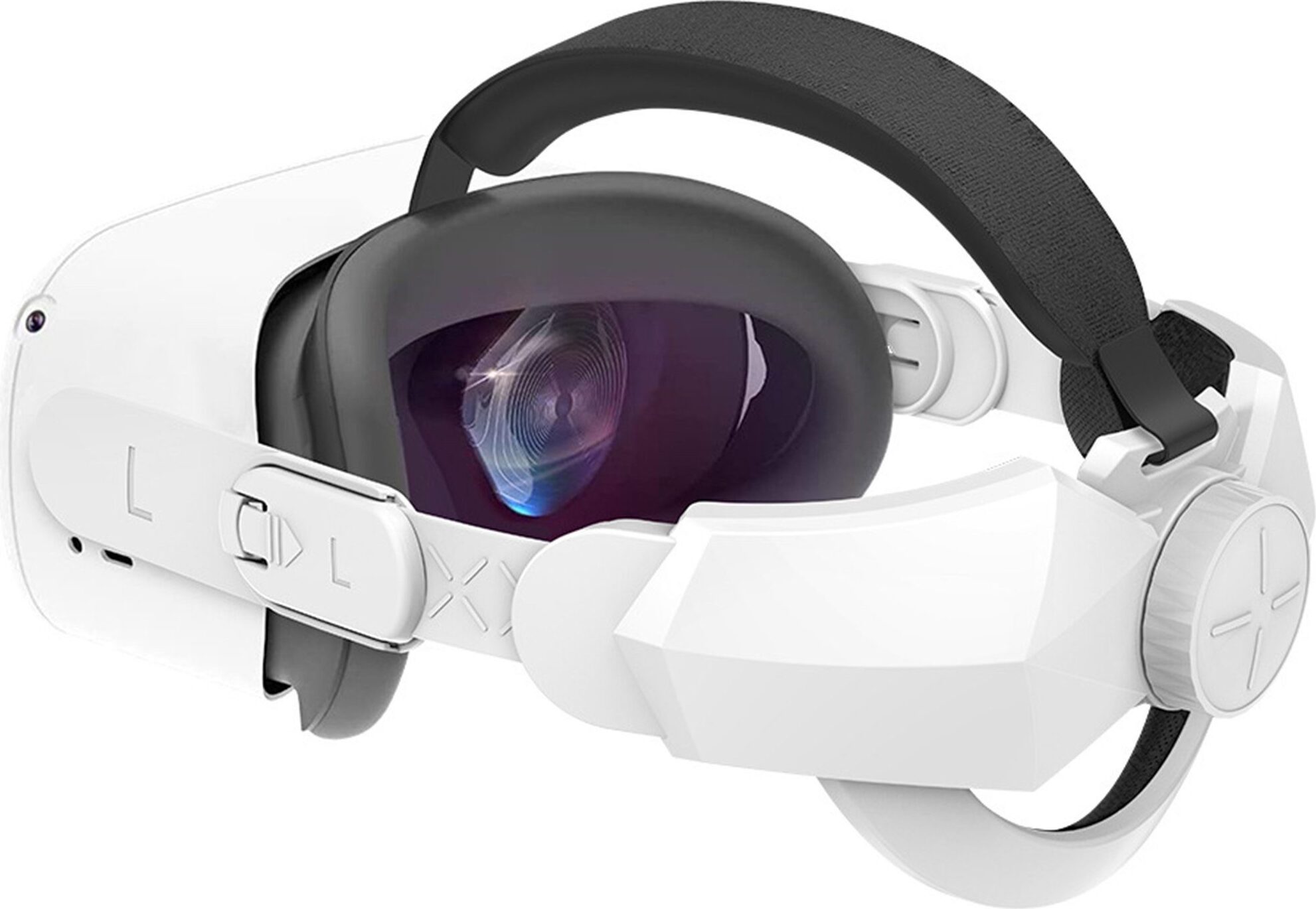 KINSI VR-Brille,Elite Strap für Oculus Quest 2,Verstellbares Kopfband